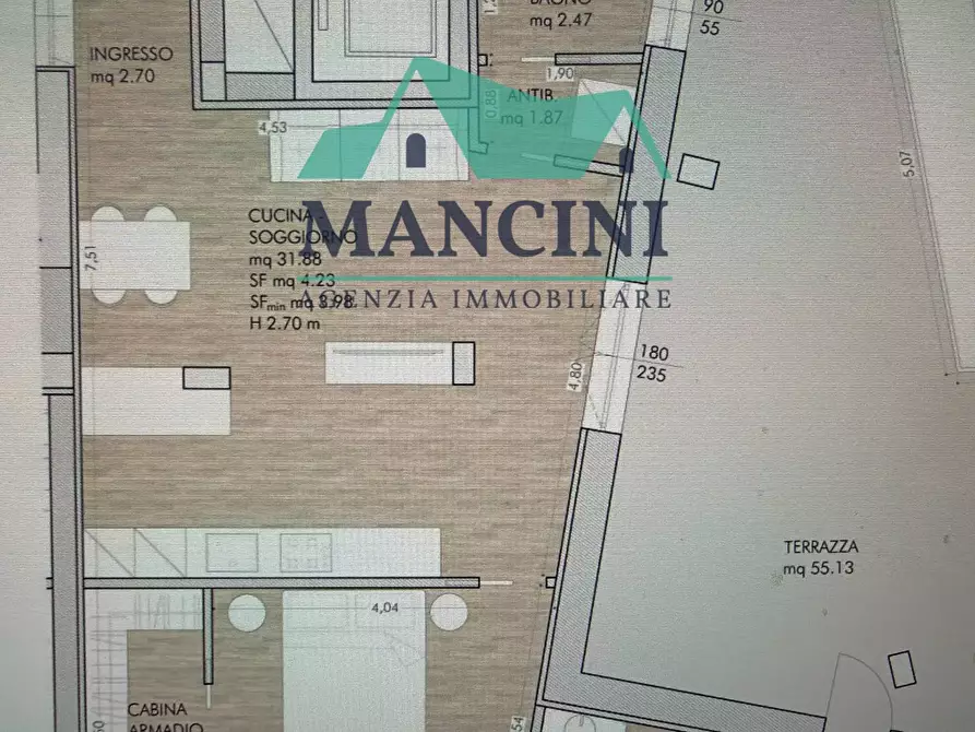 Immagine 7 di Appartamento in vendita  in fornace a Jesi