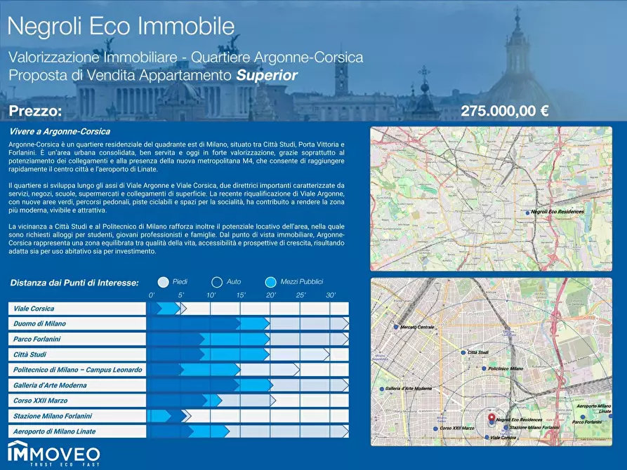 Immagine 5 di Appartamento in vendita  in VIA NEGROLI 23 a Milano