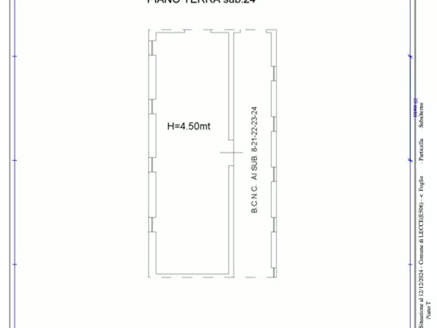 Immagine 6 di Capannone industriale in vendita  in via Enzo Ferrari a Lecce