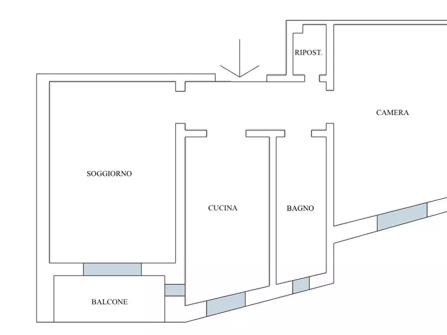 Immagine 21 di Appartamento in vendita  in via Delfico 24/5 a Milano