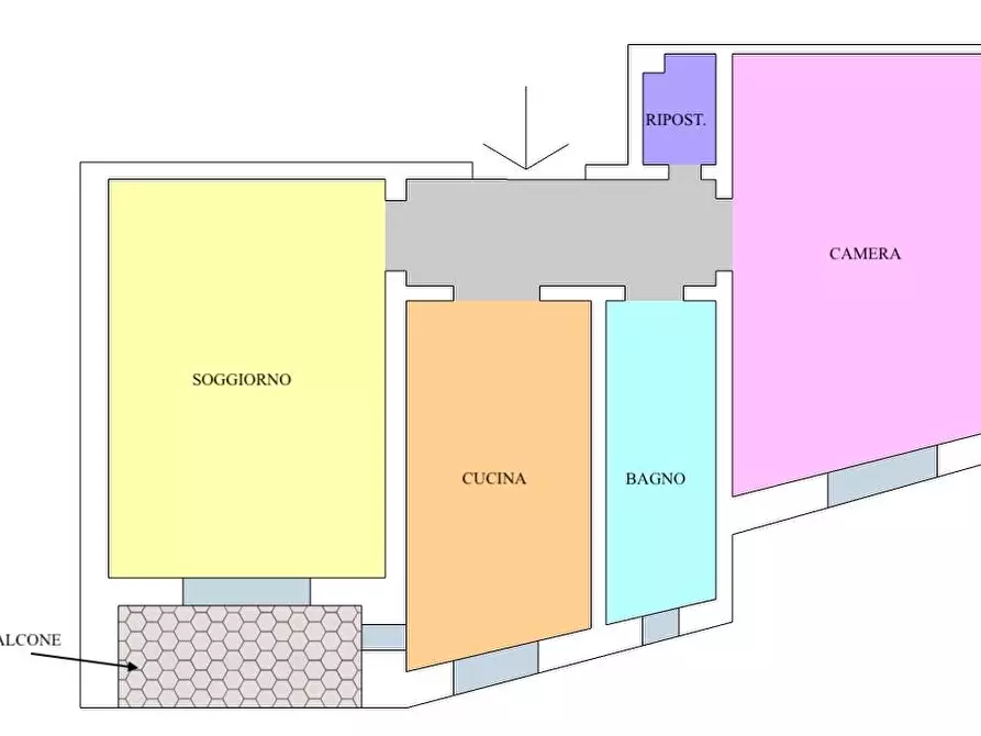 Immagine 22 di Appartamento in vendita  in via Delfico 24/5 a Milano