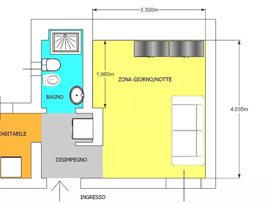 Immagine 50 di Appartamento in affitto  in via Cirillo 12 a Milano