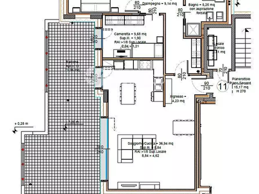 Immagine 31 di Appartamento in vendita  in via cilea 54 a Cinisello Balsamo