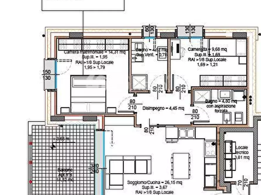 Immagine 32 di Appartamento in vendita  in Via Cilea 54 a Cinisello Balsamo