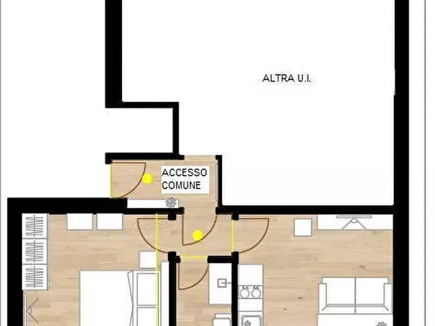 Immagine 21 di Appartamento in affitto  in via del Lapacano 13 a Bergamo