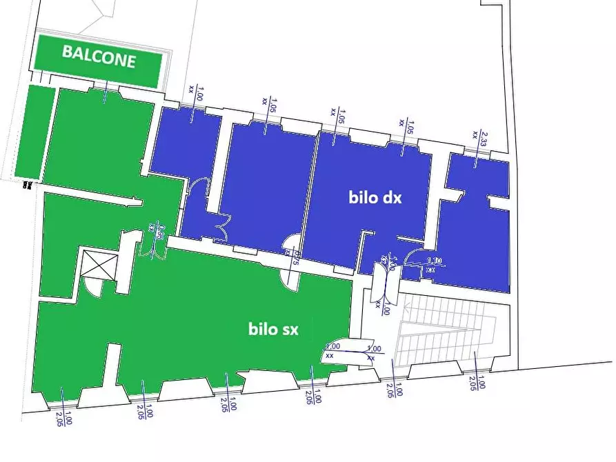Immagine 30 di Appartamento in affitto  in via pignolo 115 a Bergamo