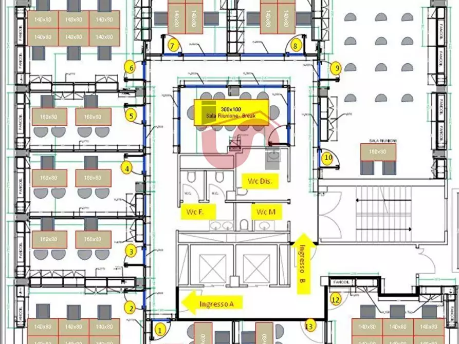 Immagine 20 di Ufficio in affitto  in Via Noto a Milano