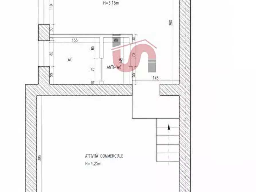 Immagine 14 di Negozio in affitto  in Via Piermarini a Benevento