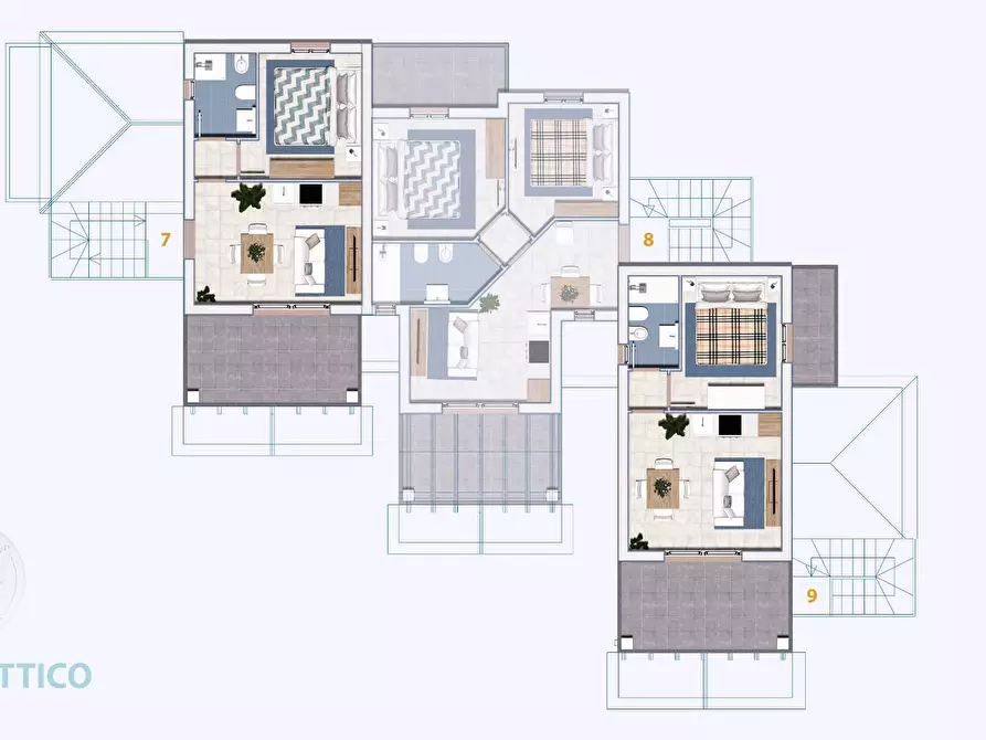 Immagine 25 di Appartamento in vendita  in Loc. Terra Bianca snc a Castelsardo