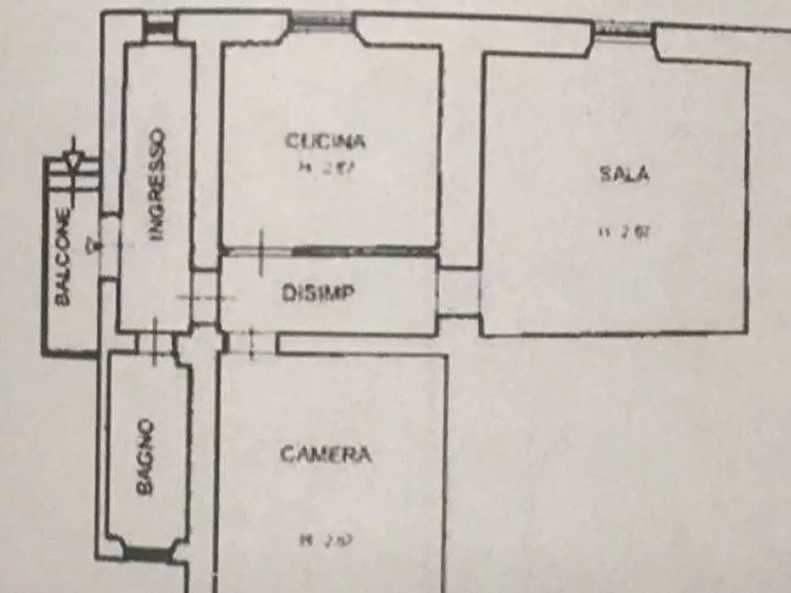 Immagine 2 di Appartamento in vendita  in Via Della Malva 12 a Livorno