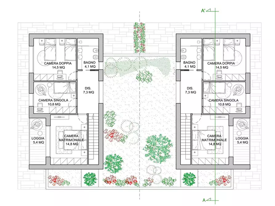 Immagine 2 di Terreno agricolo in vendita  in Via Giuseppe Mazzini 12 a Collesalvetti