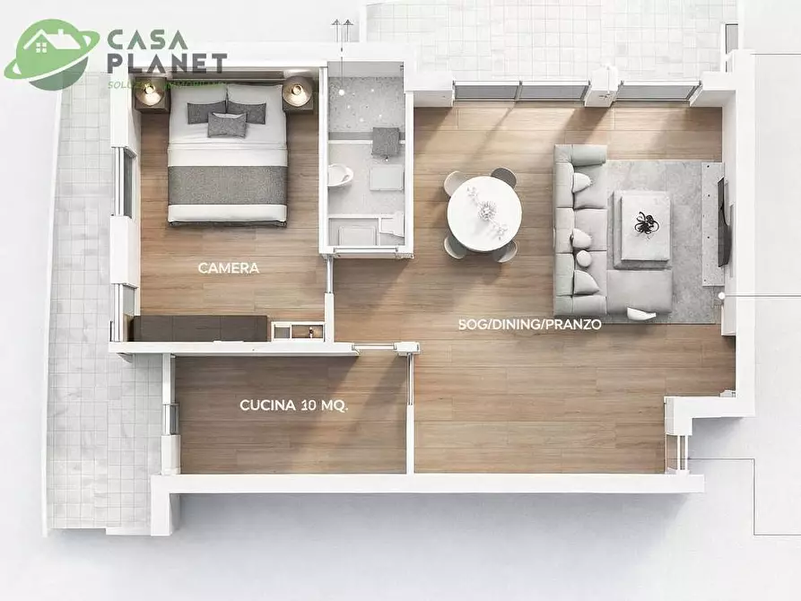 Immagine 4 di Appartamento in vendita  in VIA ALTOBELLO a Venezia