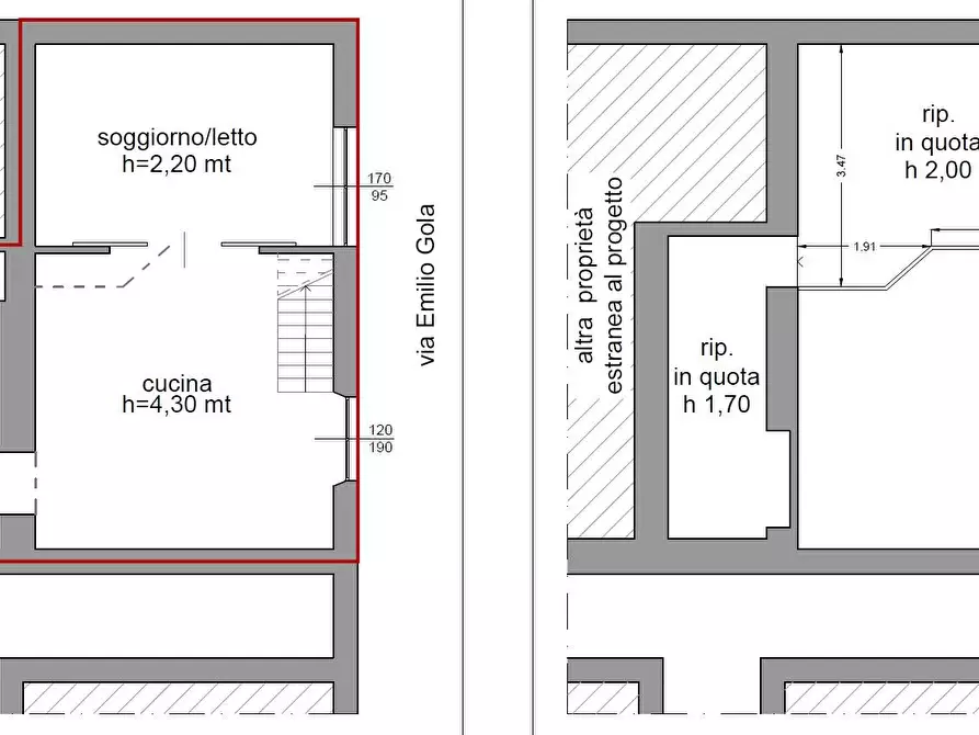 Immagine 11 di Loft/Open space in vendita  in Via Gola 3 a Milano