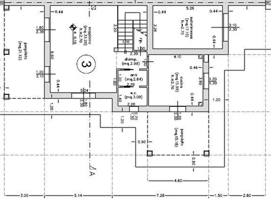 Immagine 10 di Villa in vendita  in via de nicola a Pontedera