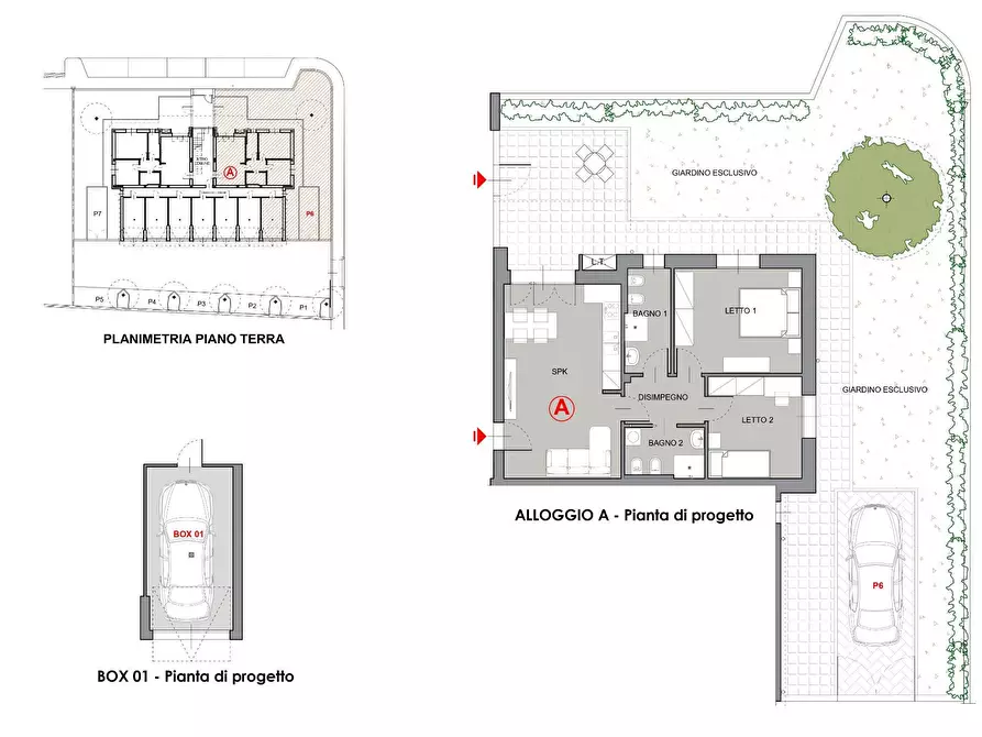 Immagine 2 di Appartamento in vendita  in Vicolo Pasqualino angolo Via Arrigo Pallotti a Bentivoglio