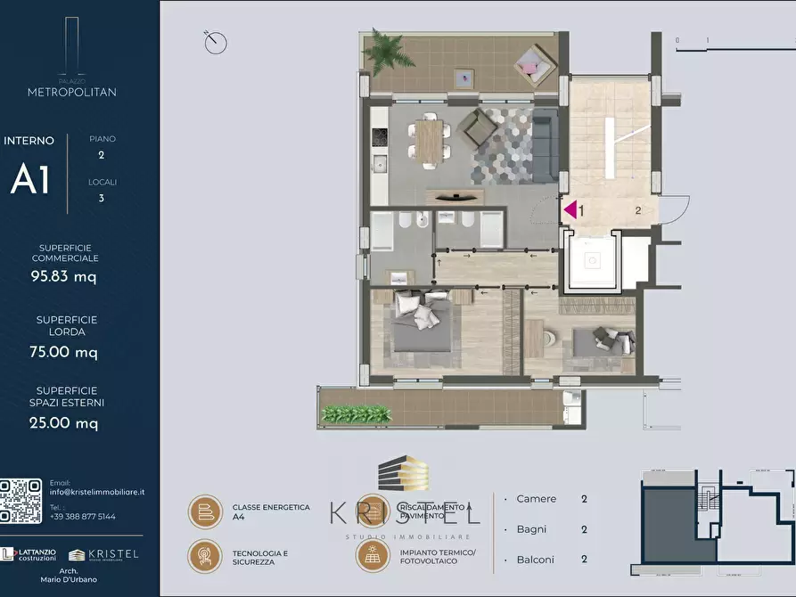 Immagine 9 di Appartamento in vendita  in VIA VASTO a Pescara