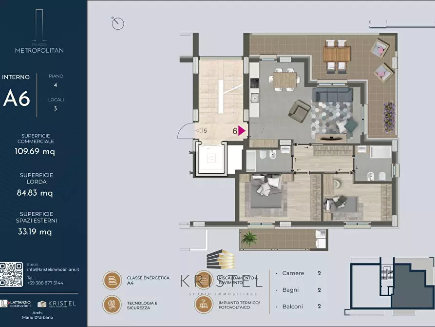 Immagine 15 di Appartamento in vendita  in VIA VASTO a Pescara
