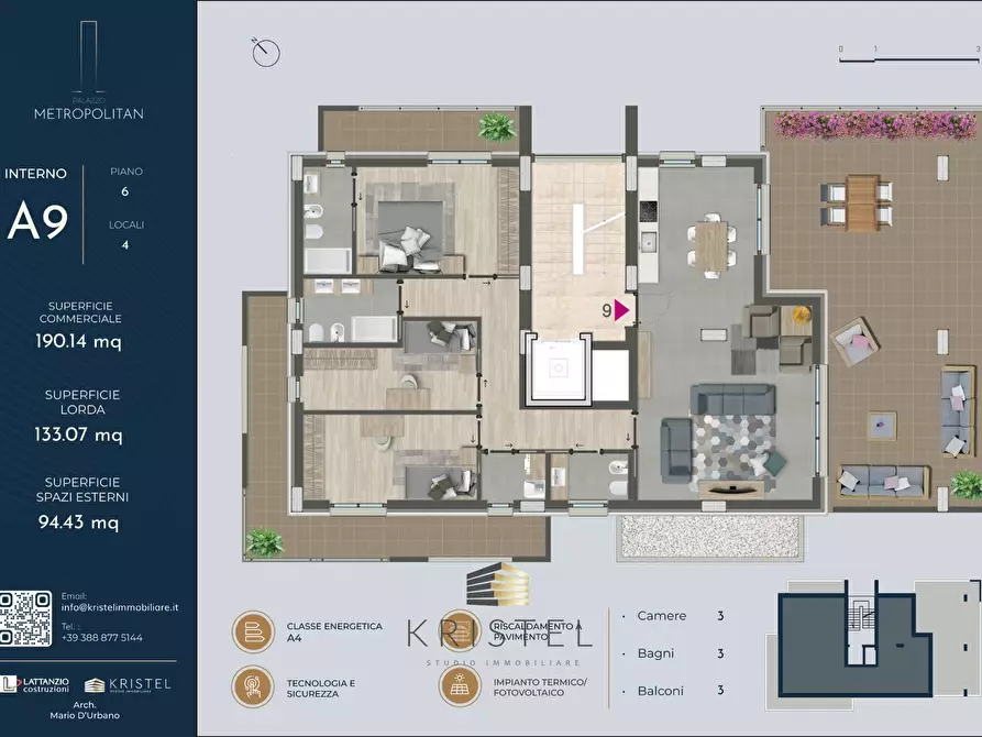 Immagine 19 di Appartamento in vendita  in VIA VASTO a Pescara