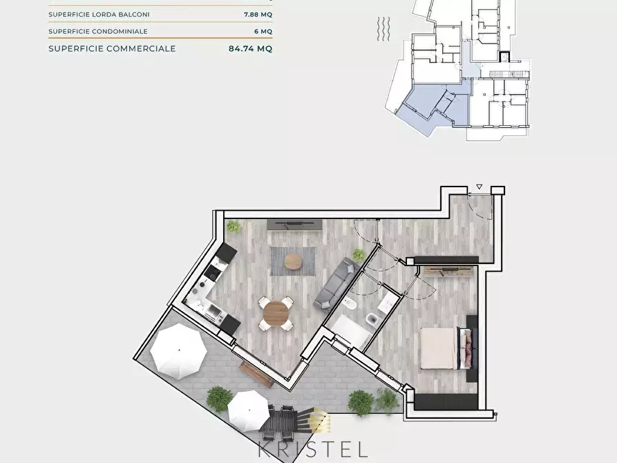 Immagine 1 di Appartamento in vendita  in VIA GRAN PARADISO 6 a Montesilvano