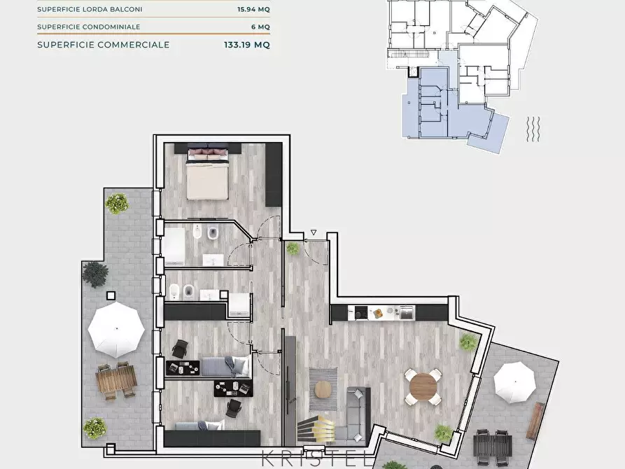 Immagine 1 di Appartamento in vendita  in VIA GRAN PARADISO 6 a Montesilvano