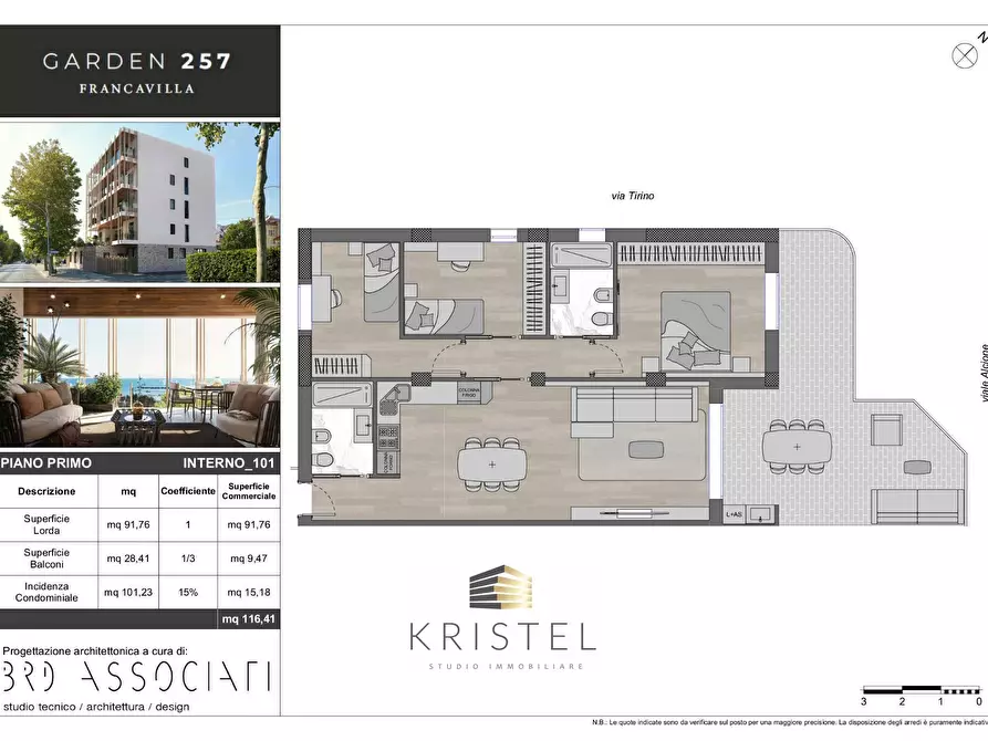 Immagine 2 di Appartamento in vendita  in VIALE ALCIONE ANGOLO VIA TIRINO a Francavilla Al Mare