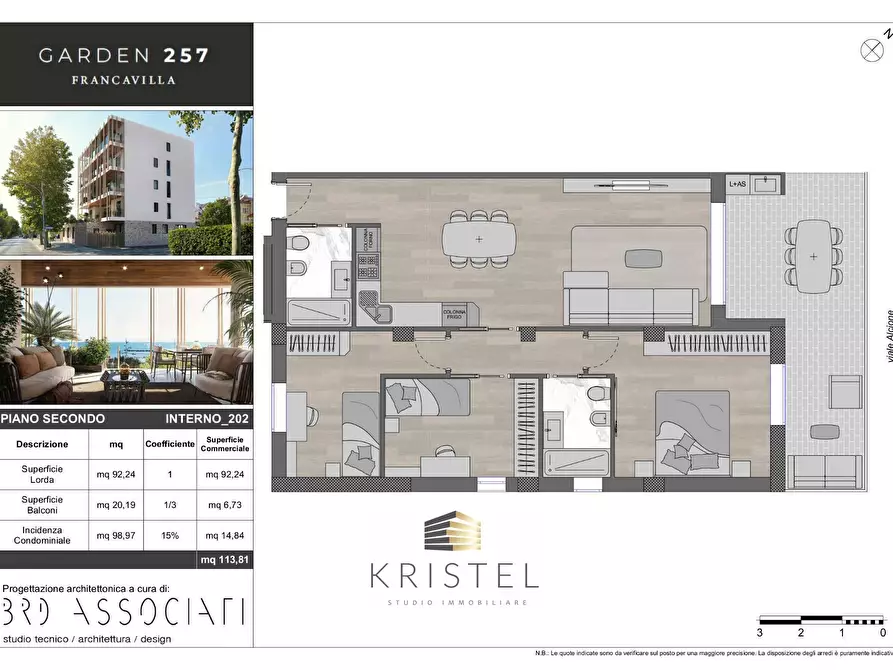 Immagine 2 di Appartamento in vendita  in VIALE ALCIONE ANGOLO VIA TIRINO a Francavilla Al Mare