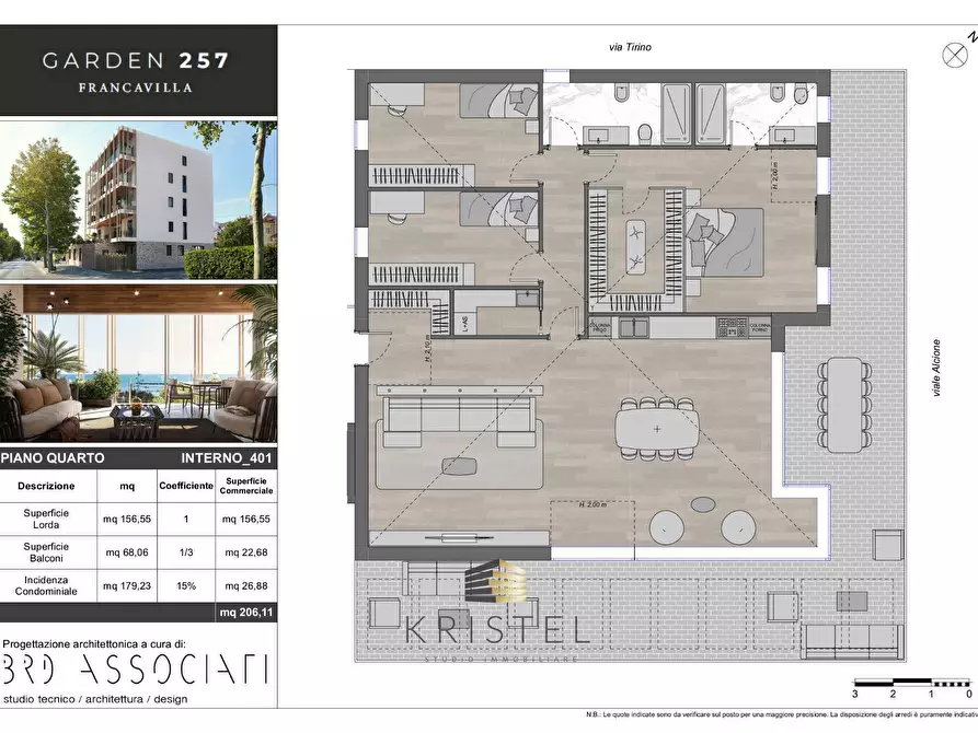 Immagine 2 di Attico in vendita  in VIALE ALCIONE ANGOLO VIA TIRINO a Francavilla Al Mare