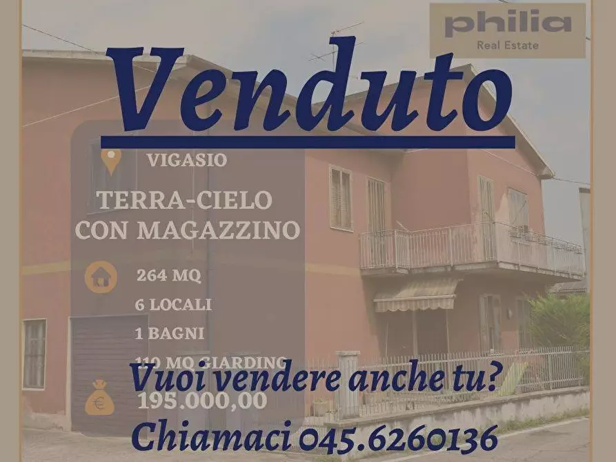 Immagine 1 di Casa indipendente in vendita  in VIA CUSTOZA a Vigasio