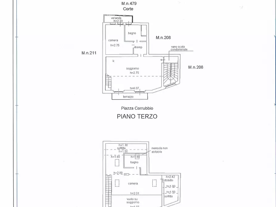 Immagine 39 di Appartamento in vendita  in Piazza San Zeno a Verona