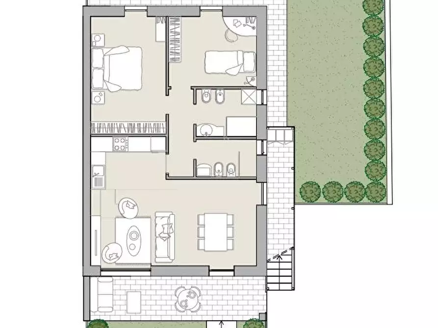 Immagine 11 di Appartamento in vendita  in località Cocche 2 a Affi