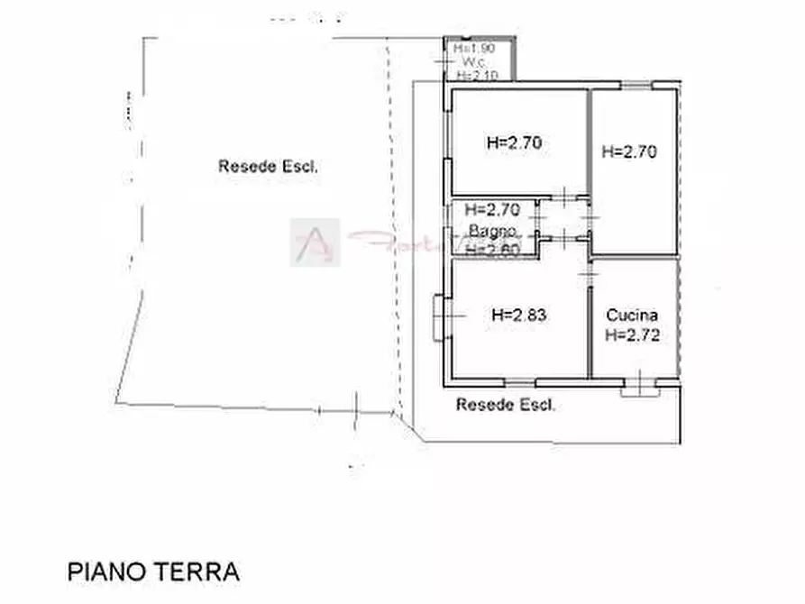 Immagine 20 di Casa semindipendente in vendita  a Forte Dei Marmi