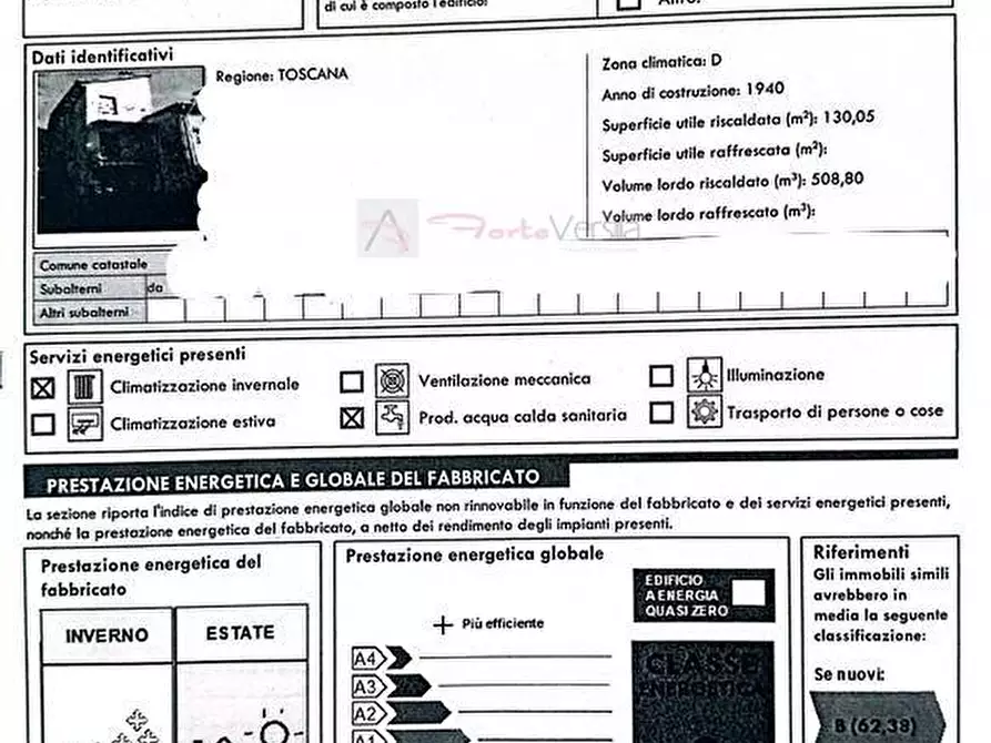 Immagine 5 di Villetta a schiera in vendita  a Montignoso