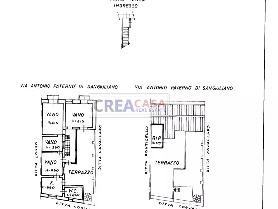 Immagine 58 di Palazzo in vendita  in via San Giuliano a Giarre