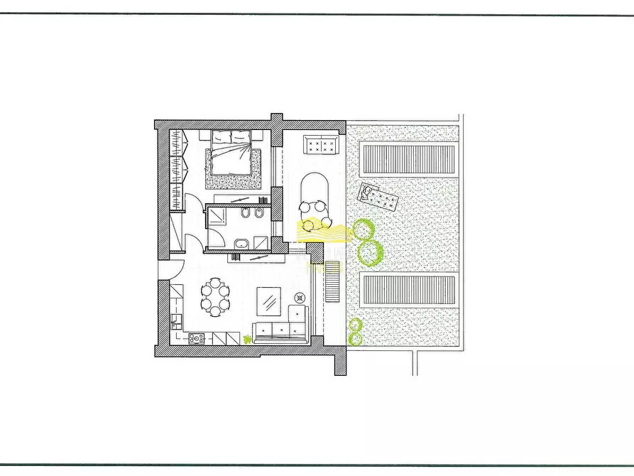 Immagine 2 di Appartamento in vendita  in via mazzini 70 a Grezzago