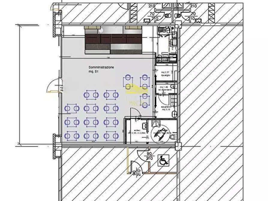 Immagine 6 di Bar / Ristorante in vendita  in via giuseppe mazzini a Grezzago