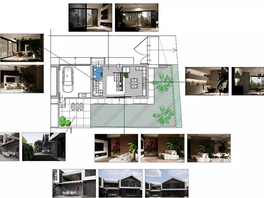 Immagine 30 di Villetta a schiera in vendita  in VIA PER TREZZO a Vaprio D'adda