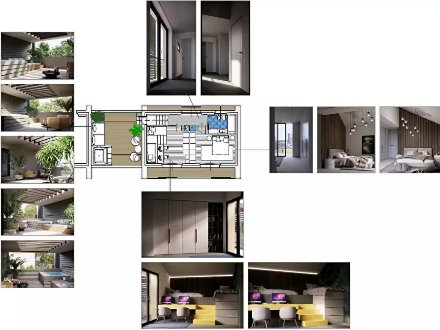 Immagine 31 di Villetta a schiera in vendita  in VIA PER TREZZO a Vaprio D'adda