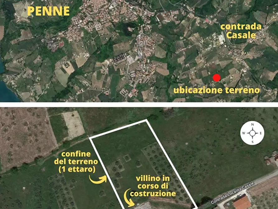 Immagine 1 di Terreno residenziale in vendita  in contrada località casale snc a Penne