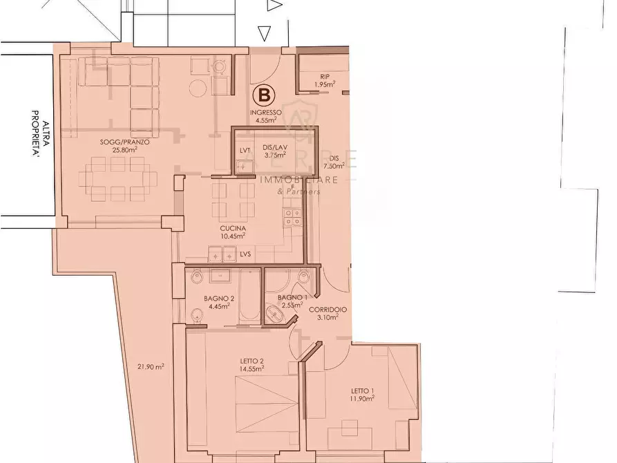 Immagine 2 di Appartamento in vendita  in Viale Kennedy 78 a Pescara