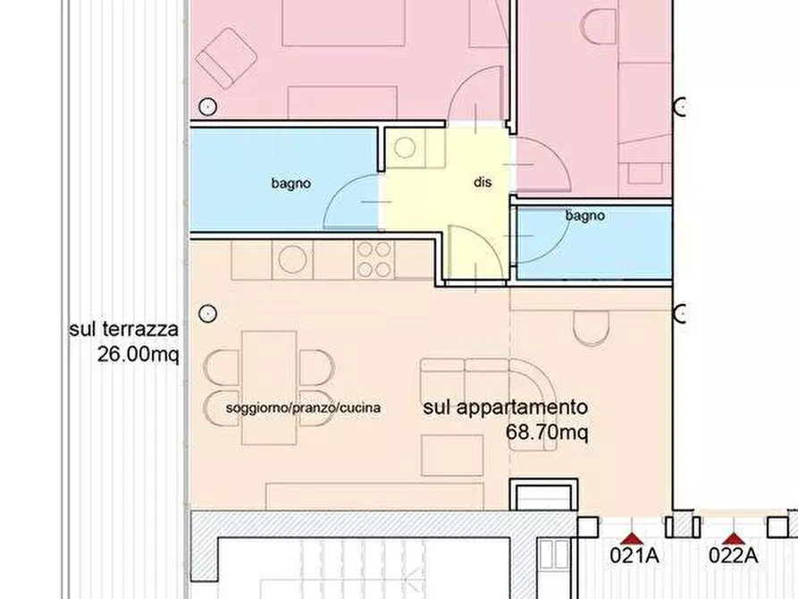 Immagine 1 di Appartamento in vendita  in via bargagna a Pisa