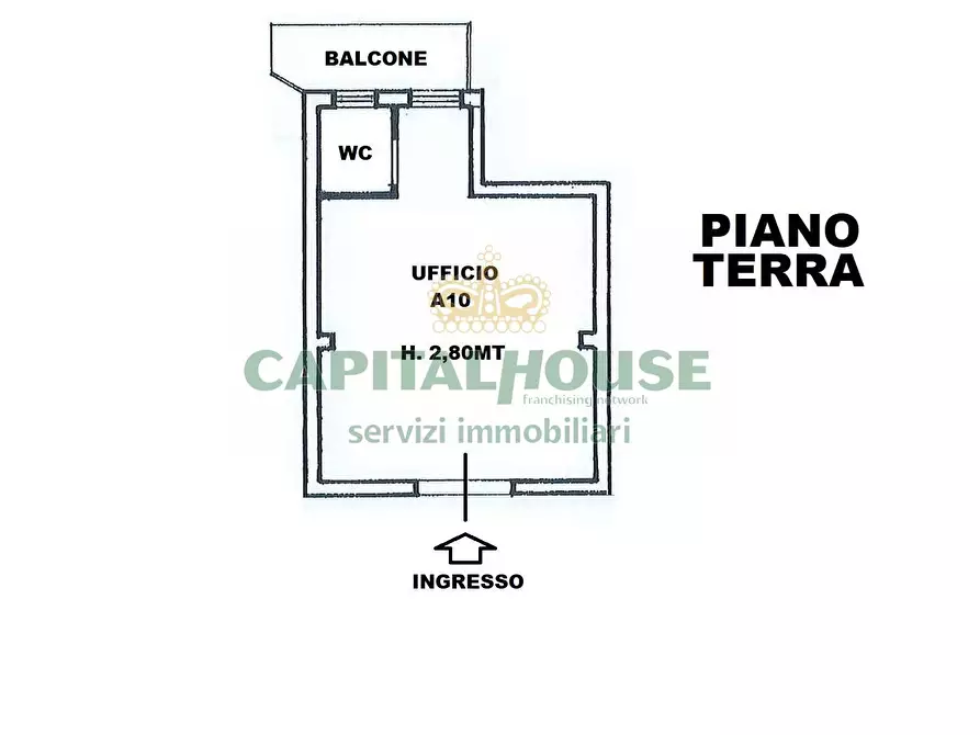 Immagine 2 di Ufficio in vendita  a Capodrise