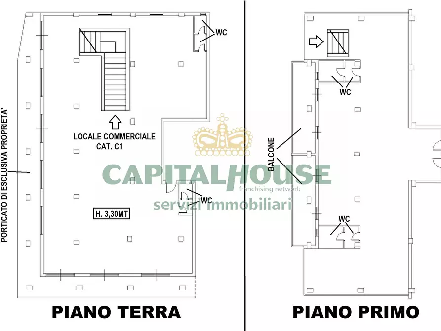 Immagine 2 di Locale commerciale in vendita  a Camigliano