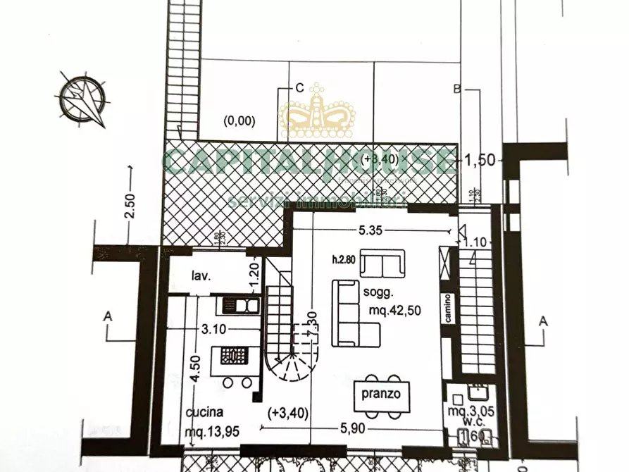 Immagine 15 di Casa semindipendente in vendita  a Mugnano Del Cardinale