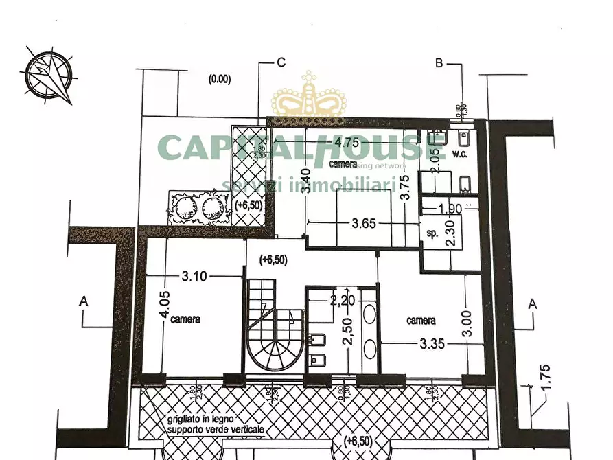 Immagine 16 di Casa semindipendente in vendita  a Mugnano Del Cardinale