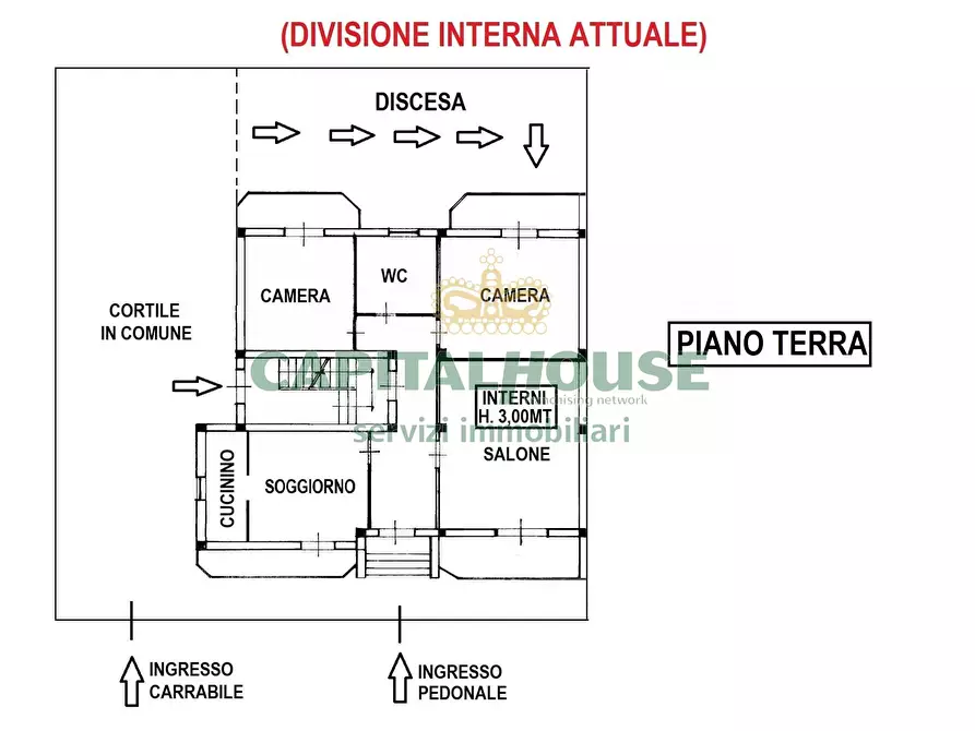 Immagine 2 di Appartamento in vendita  a Camigliano