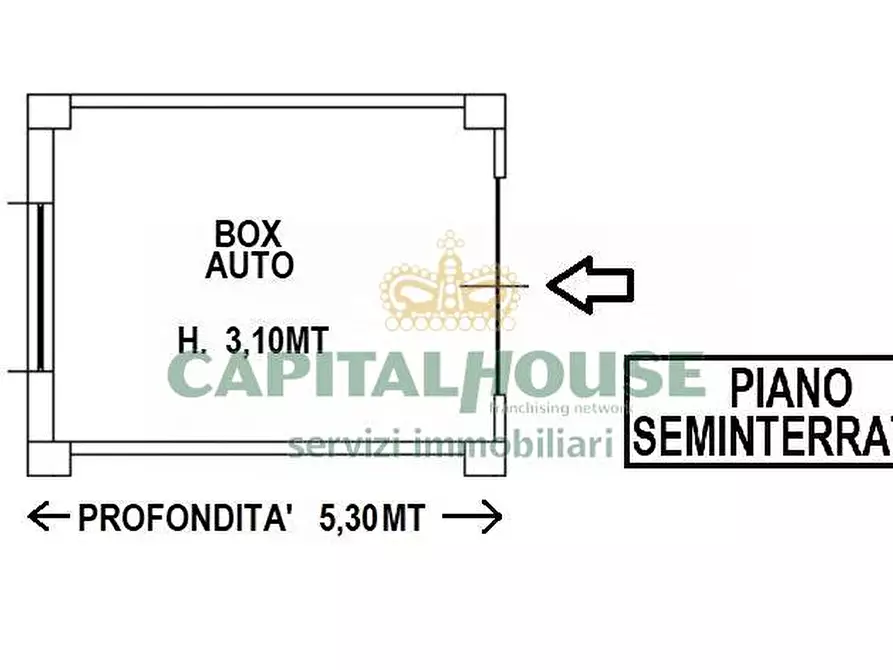 Immagine 2 di Box auto in vendita  a Camigliano