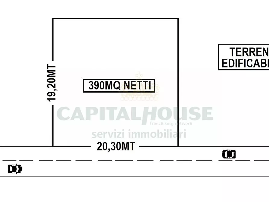 Immagine 2 di Terreno residenziale in vendita  a Camigliano