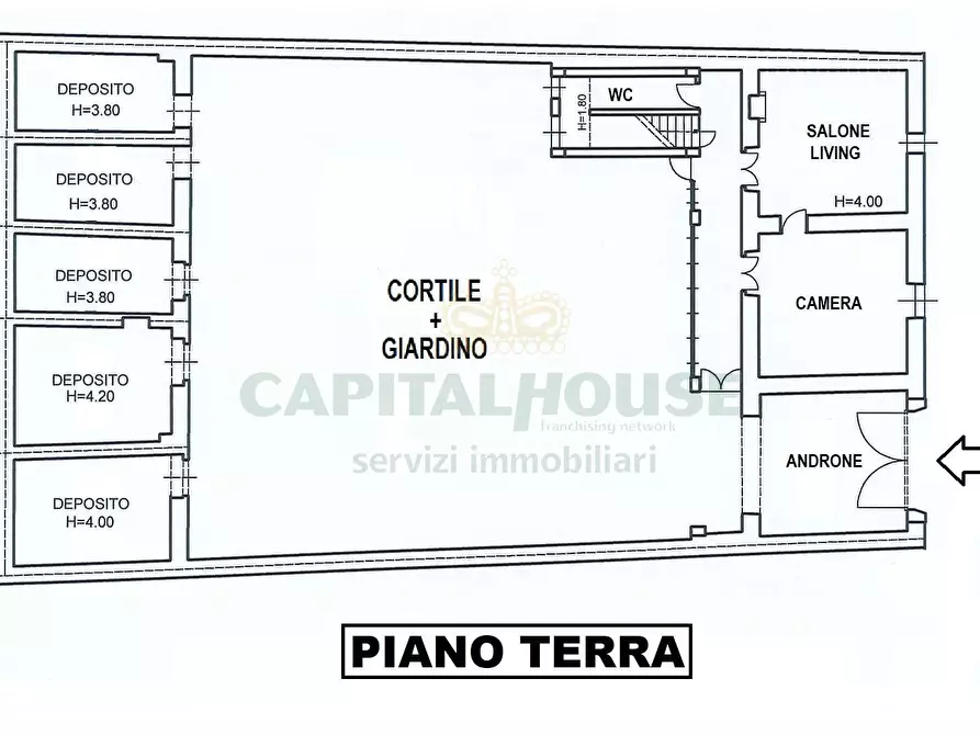 Immagine 2 di Casa indipendente in vendita  a Camigliano