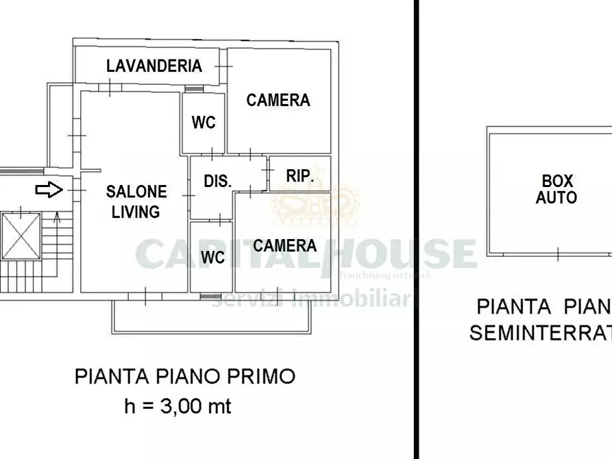 Immagine 2 di Appartamento in vendita  a Camigliano