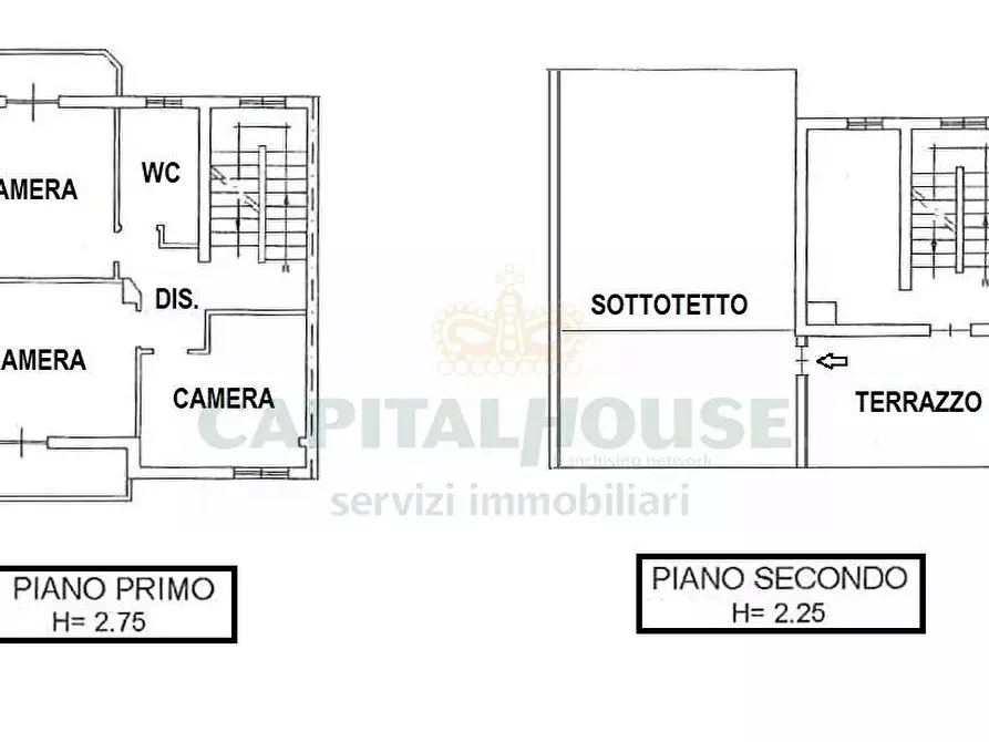 Immagine 3 di Villetta a schiera in vendita  a Macerata Campania